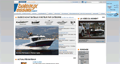 Desktop Screenshot of bateaux-essais.com